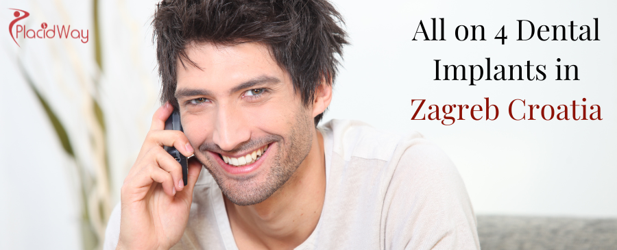 Implantes dentales All on 4 en Zagreb, Croacia